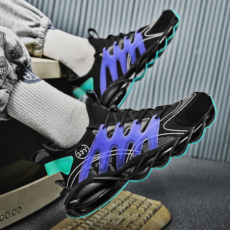 2025 new popcorn blade sole reflective gypsy tide shoes popular casual men's shoes Douyin men