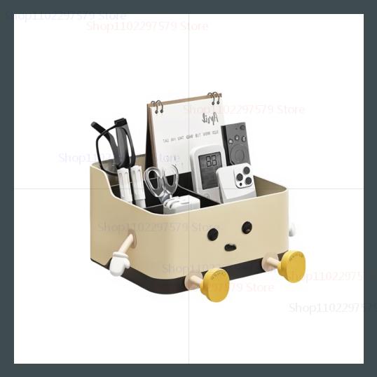 

Desktop Storage Box Organizer for Living Room Remote Control Keys Phone Office Dorm Cosmetics Stationery Organizer Home Supplie