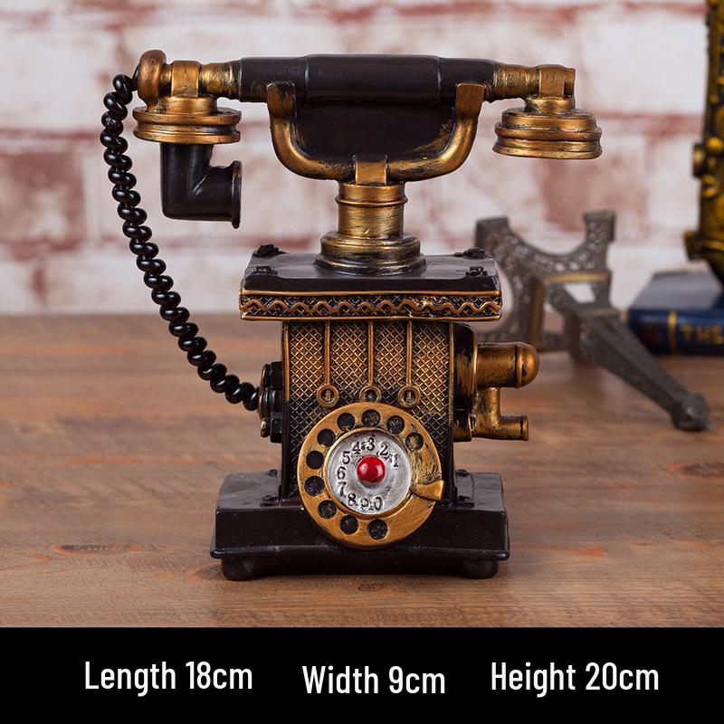Vintage Gramophone Model Ornament - Retro Decoration & Photography Prop