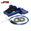 CNC Accelerator Throttle Twist Grips + Cable +Handlebar Grips Replacement For Pit Dirt Bike Minis With 7/8 Inch Application