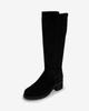 Portfolio Women Sock Fit Stretch Long Boots Black