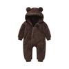Kids' Hooded Romper - Winter Ears Outfit One-Piece