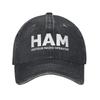 Summer Amateur Ham Radio Baseball Cap  Outdoor Sports y2k Retro Custom Logo Sun Hip Hop Hats Women Men Sunscreen Snapback Cap