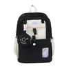 School Bag Korean Sweet Junior High School Student School Bag Simple and Versatile Large-capacity Backpack Cute Casual Multi-compartment Shoulder Bag