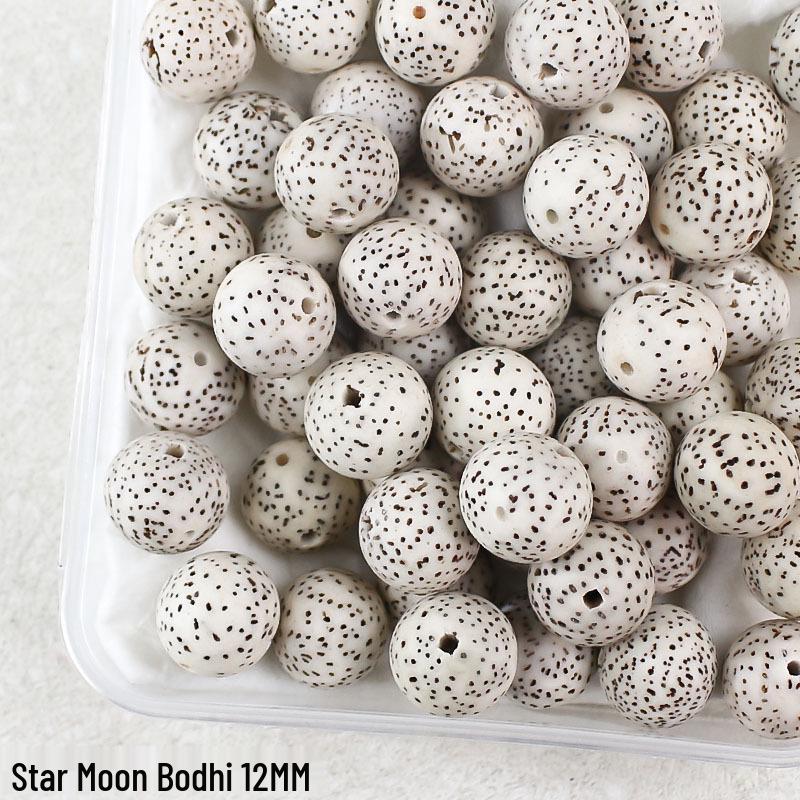 Vajra Star Moon Bodhi Beads - Raw Loose Beads for Handmade DIY Jewelry