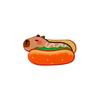 Kapibara Hot Dog Capybara Brooch Breastpin Lotus Capibara Badge Acrylic Capybara Pin  Unisex