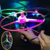 Pull String Luminous LED Flying UFO Toy Glowing Propeller Disc Creative Fun Party Favor Toy for Kids Outdoor Sports Activities