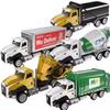 Copii 1:50 Model Camion din Aliaj Vehicul de Inginerie Excavator Buldozer Cap Camion Basculant Macara Cisternă Jucării Băieți Control Radio Cadou