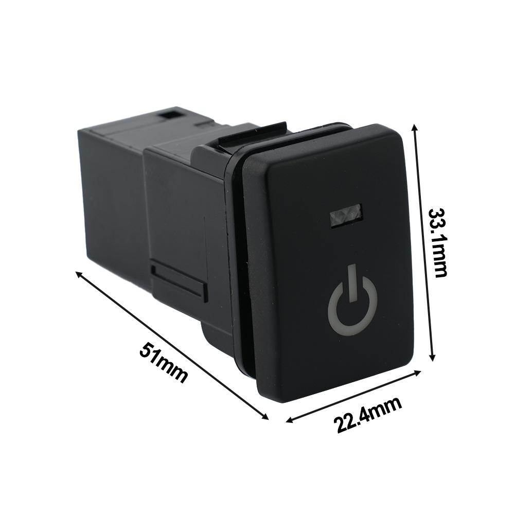 High Quality LED Push Button Switch for Toyota Vehicles with Blue Light