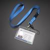 Custom Color Logo Nylon Phone & ID Lanyard with Screen Printed Polyester