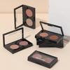 Phantom Bear Duo Eyeshadow Palette - Black Pink Barbie, Cement Shades for High-End Daily Makeup
