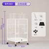 Large Bird Cage for Parrots and Mynahs Spacious Aviary for Finch Budgie Lovebird Professional Breeding Habitat Durable Bird Nest