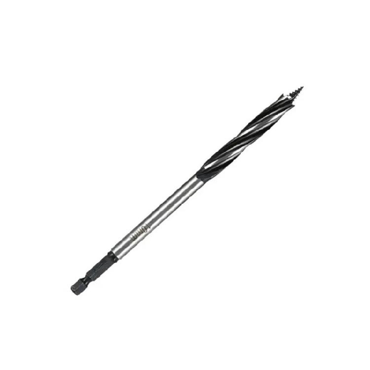Long Lasting Alloy Steel Four Flute Four Edge Hole Saw Hex Shank Drill Bit Versatile Drilling Wood Plastic Applications