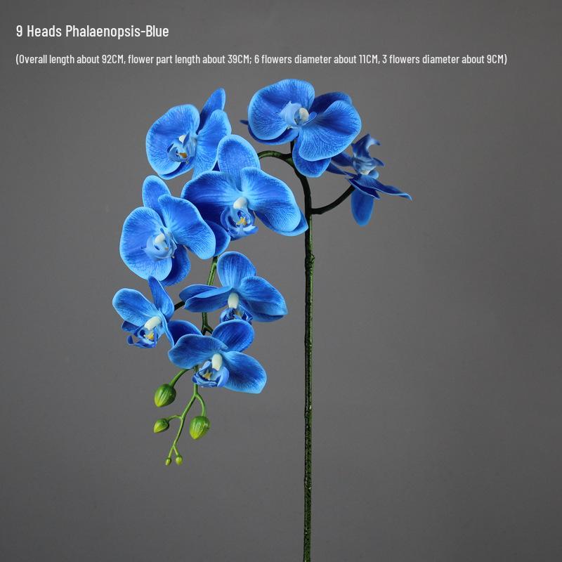 High-End PU Phalaenopsis Artificial Flowers - Single Stem for Home & Hotel Décor