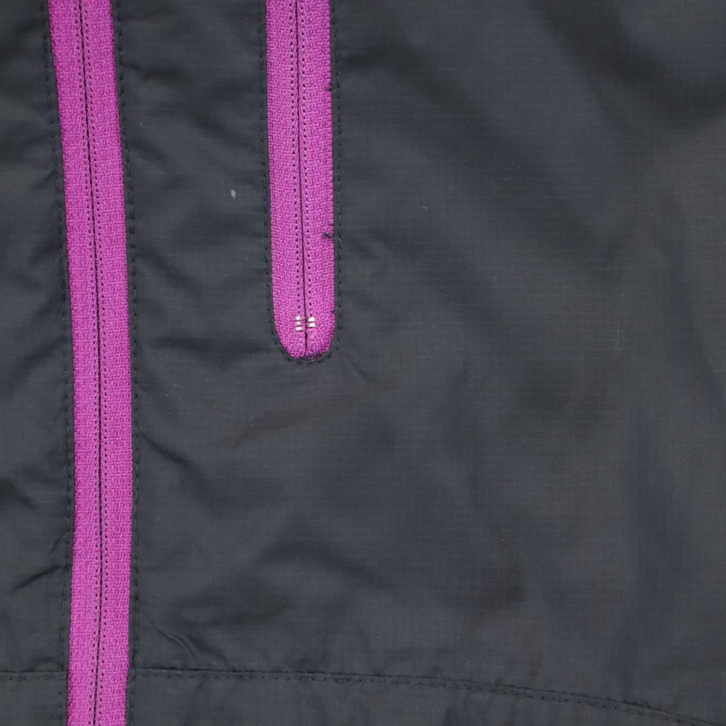 Columbia Kearns Jacket L Charcoal Black Outdoor OMNI-SHIELD Windbreaker Women Used