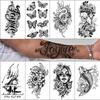 Herbal Half-Arm Tattoo Sticker, Waterproof And Wear-Resistant Natural Obedience, Keep The Pattern For 7-15 Days Qixi Festival