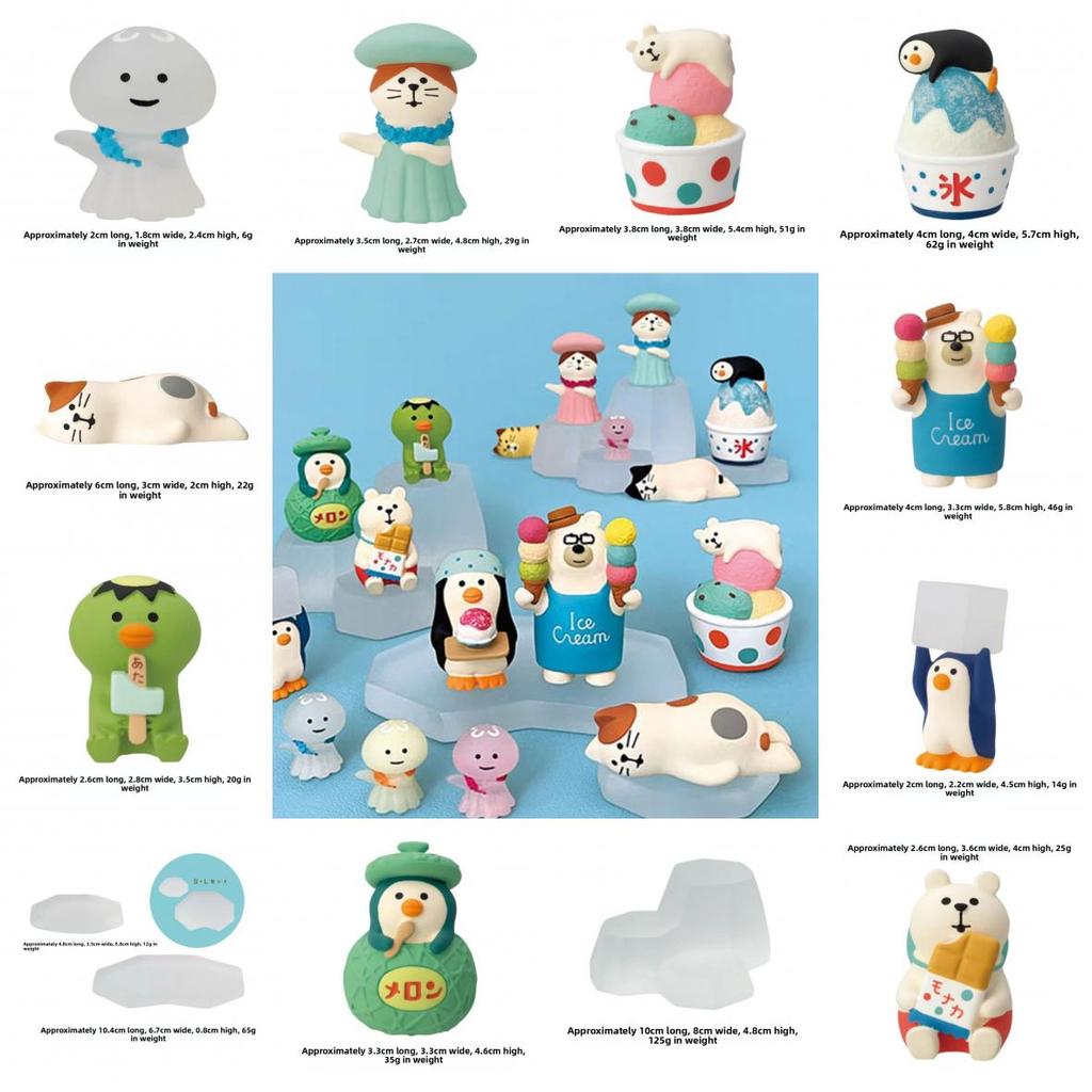 Resin Craft Figurine With Cartoon Animal Design For Gift And Collection Purposes