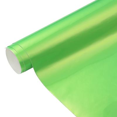 60cmX152cm Pearlescent Apple Green Twin Colors Vinyl Wraps Sheet Glossy Film Stickers Motorcycle Car Styling Decals Film Roll