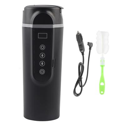 Car Heating Cup Stainless Steel Universal LCD Intelligent Temperature Display 500ml 12?24V