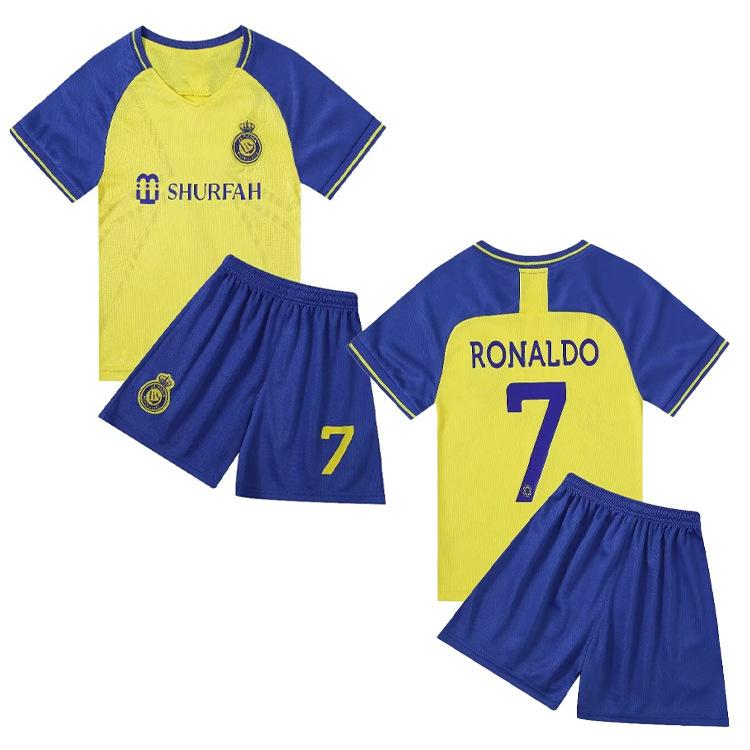 24-25 Portugal Away No. 7 Club Football Jersey Children'S Clothing Adult Set