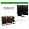 High Power LED Flood Lights 220-240V Remote RGB Outdoor Lighting Parks The Garden Decorative Spotlights Aluminum Flood Lamp