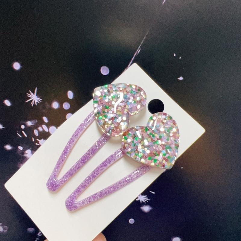 Adorkable Stern Glitzer Haarspange für Mädchen Kind Stern Haarspangen Glitzer Handgemacht Rosa Haarnadeln Hübsche Haarnadeln