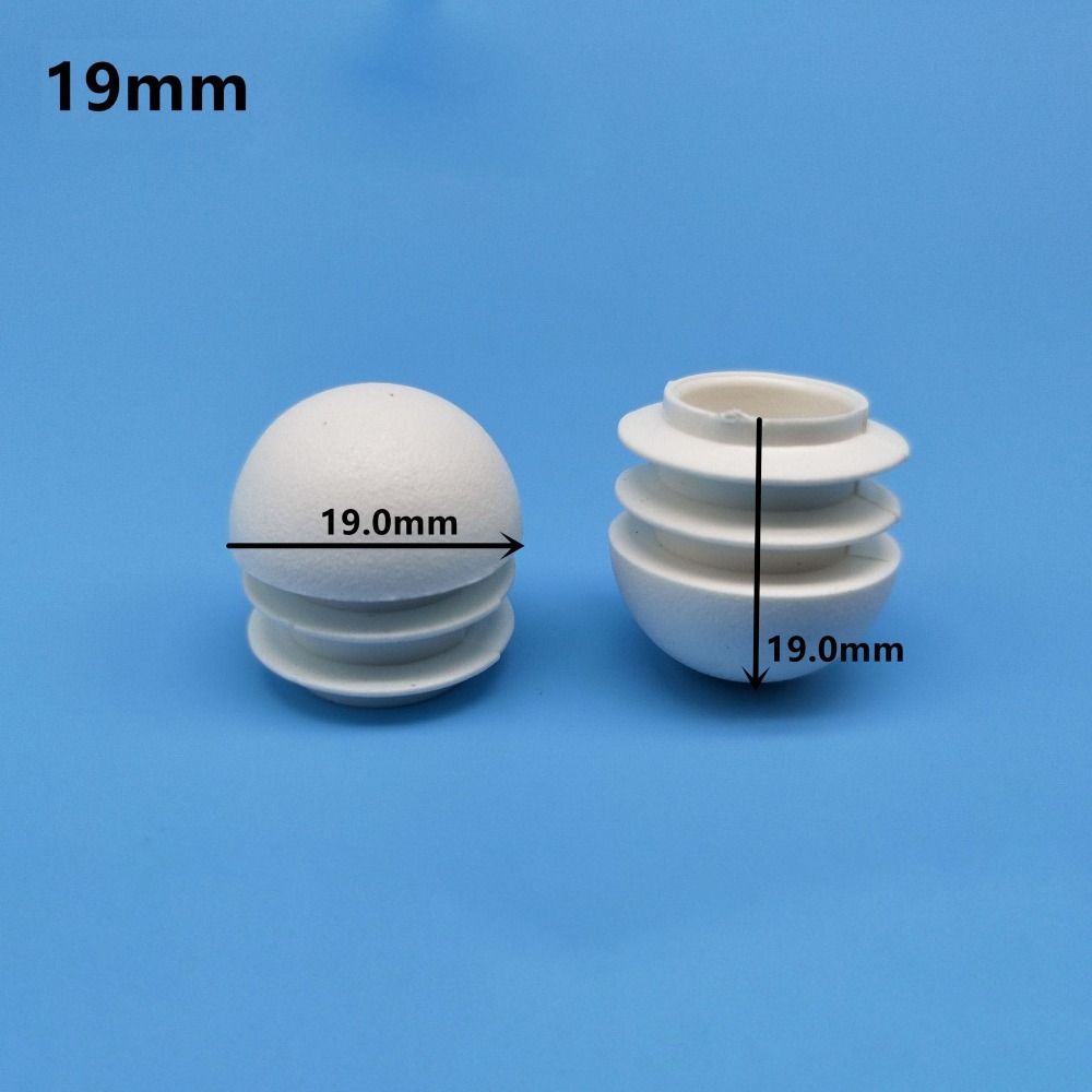 Round Plastic Black Furniture Accessories Non Slip Plugs Chair Leg Caps Floor Protector Dust Cover