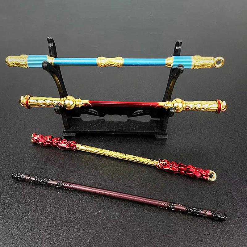 Negru Wukong Sun Wukong Băț Magic Auriu Joc Stil Anime Metal Stil Antic Săbii Cadouri de Ziua de Naștere Jucării Copii