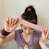 10PCS High Elasticity Durable Hair Tie Korean Style Large Rubber Band High End Fabric Headband Versatile High Ponytail Headband