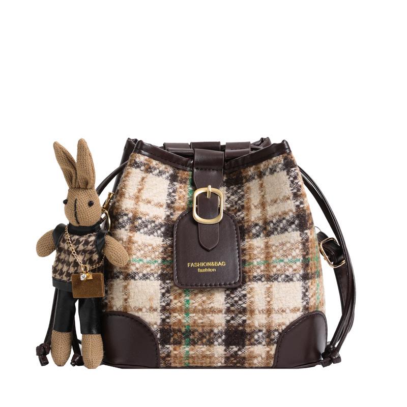 Trendy 2023 Women's Versatile Retro Crossbody Bucket Bag