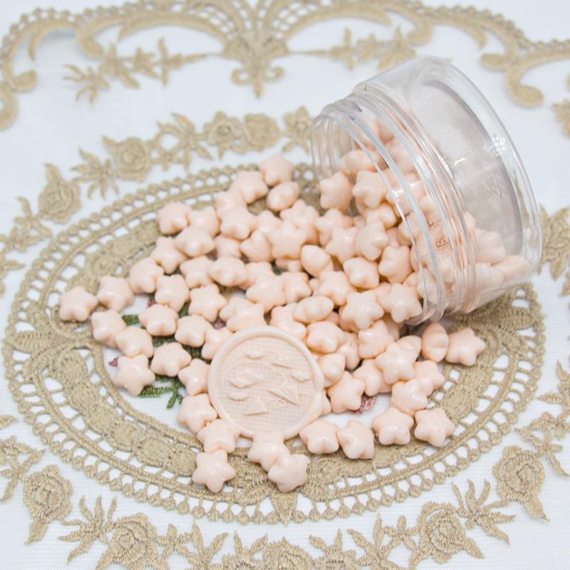 1000g Macaron Series Star Enamel Wax Grains Cute Style Wax Material DIY Greeting Card Party Invitation Decoration Supplies