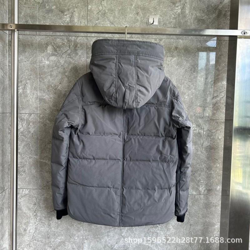 Womens Warm Down Coat With High Fill Power White Duck Loose Fit Mid-Length Parka Winter Daily Wear
