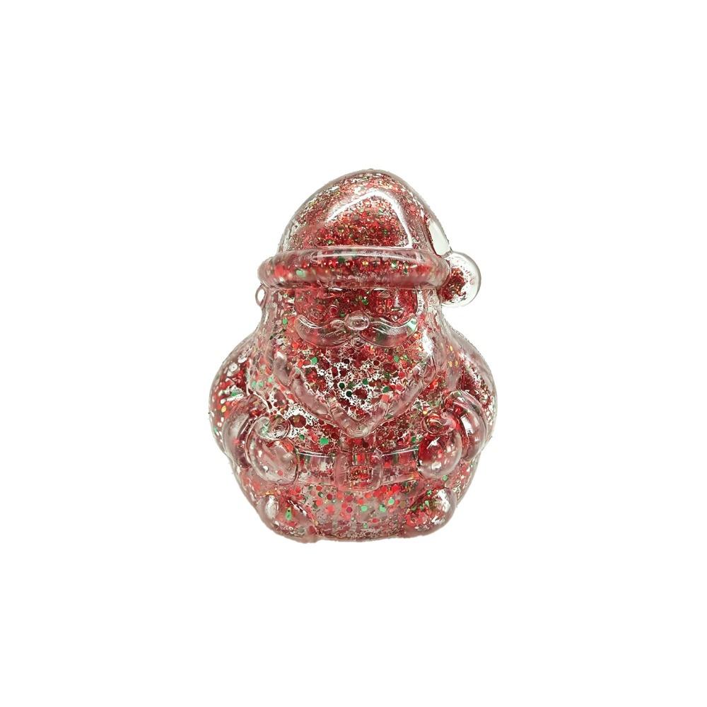 Christmas Tree/Santa Claus Shape Xmas Anti Stress Squeeze Toy With Sequins Sensory Toy Office