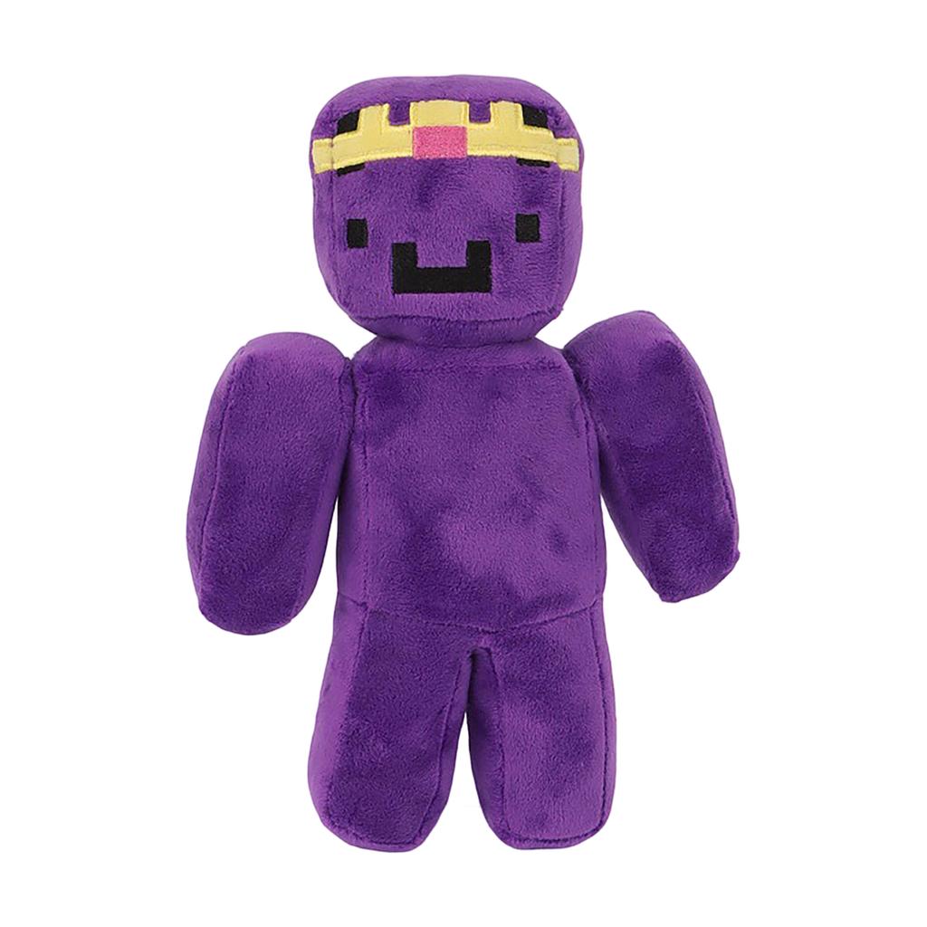 Soft Plush Toy Stuffed Doll with Pixelated Design Block Style Character Plushie for Kids and Collectors Suitable for Display or Play