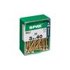 Screw - SPAX - Countersunk Head - Steel - Diam. 3.5 Mm - Long. 40 Mm - Pack of 50