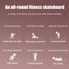 Slide Board with Shoe Cover Slimming Exercise Guide Slide Mat for Leg Pot Training Fitness and Athletic Training