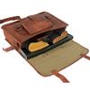 Leather Travel Messenger Office Crossbody Bag Laptop Briefcase College Satchel Computer Best Bag for Men and women