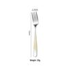 Star Diamond Stainless Steel Cutlery Set: High-end Steak Knife, Fork, Spoon, Tea Spoon, Tea Fork for Western Cuisine