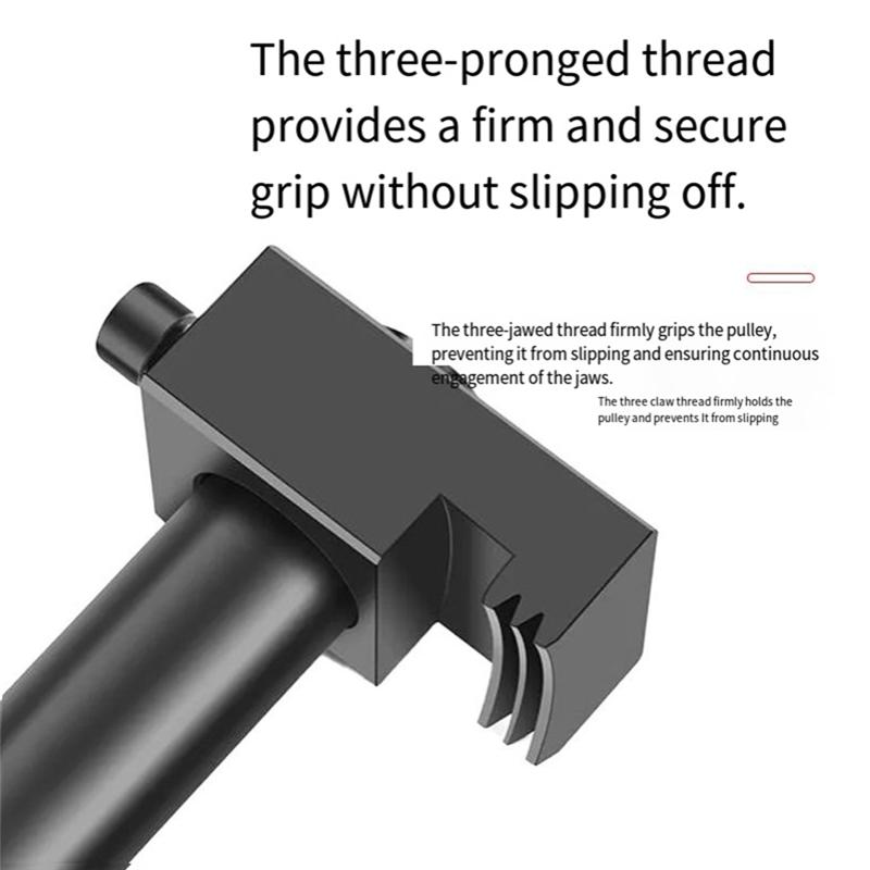 ABLZ-Ribbed Drive Pulley Puller Crankshaft Remover Car Adjustable Steering Wheel Disassembly Universal Repair Tool Set