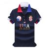 ZYLLO Men's Polo Shirt USA Royal Short Casual  Sport Party High-end Cotton Embroidery Luxury Contrast Color Original Design