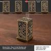 Square Vertical Incense Burner Small Xiangyun Alloy Incense Holder Indoor Aromatherapy Home Ornament Chinese Plum Inense Burners