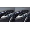 For BMW X1 E84 2013 2014 2015 Real Carbon Fiber Sticker Door Switch Handle Panel Trim Frame Car ide decorative Accessories
