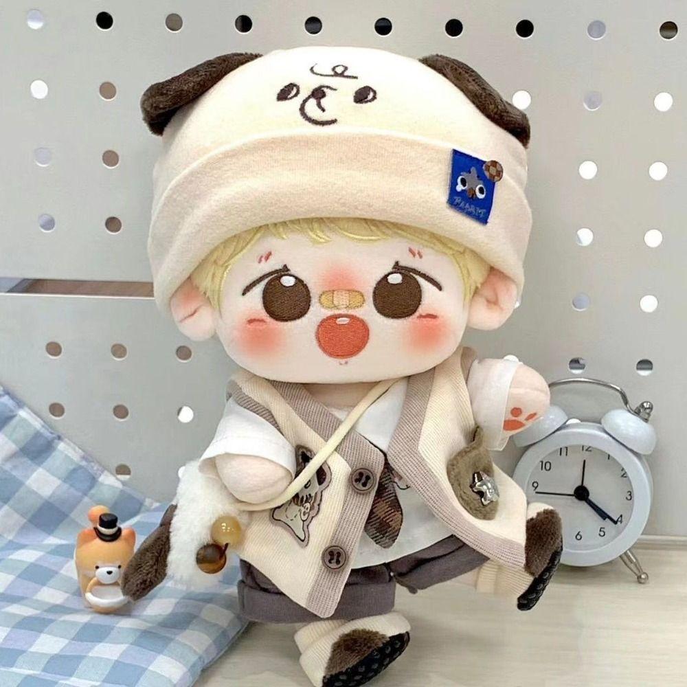 Hoodie 20cm Plush Toy Clothes Overalls Plush Toy Clothes Cotton Doll Clothes  Doll Accessories