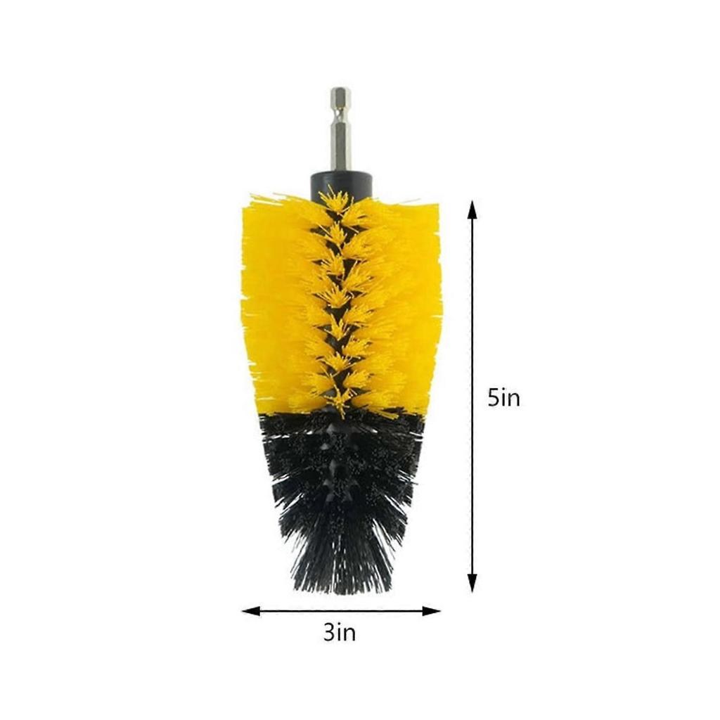 Drill Brush Attachment Wheel Cleaner Brush for Floor Mats Automotive Bathtub