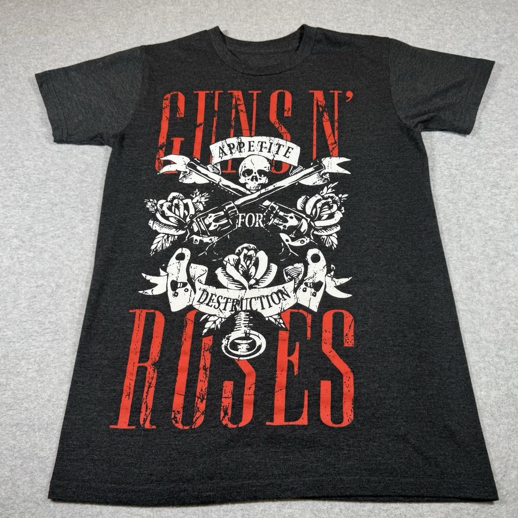 Guns N Roses Shirt Adult Black Small Rock Band Music Tour Slash Axl Rose Mens Unisex T-Shirt