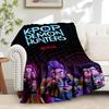 Gruppo di Ragazze Anime K-POP  Coperta Morbida Calda delle Quattro Stagioni  Copriletto Spesso a Maglia in Poliestere per Tutte le Stagioni per Letto, Campeggio, Viaggio  Regalo Perfetto