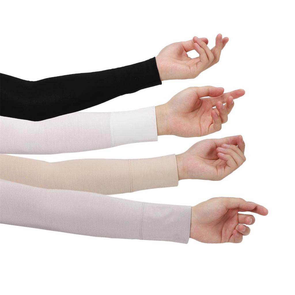 Women's Sun Protection Elastic Modal Cotton Arm Sleeves - Soft, Skin-Friendly, Anti-Exposure