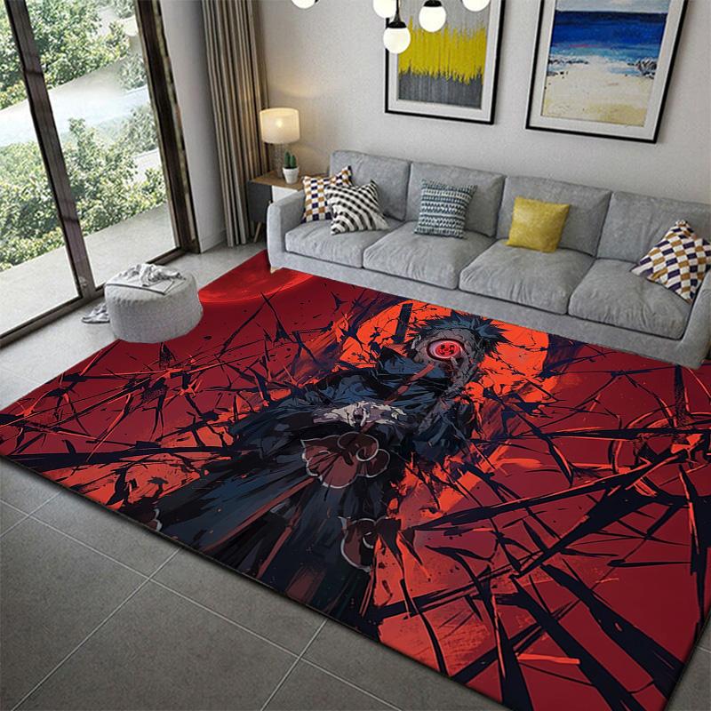 

Naruto Ninja Clan Symbol Rug Durable Non-Slip Carpet for Game Room Home Decor 60x90cm