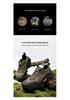 Men's Low-Top Hiking Shoes with Non-Slip Toe Cap, Thick Soft Sole, and Lace-Up Design – Ideal for Outdoor Casual Wear.