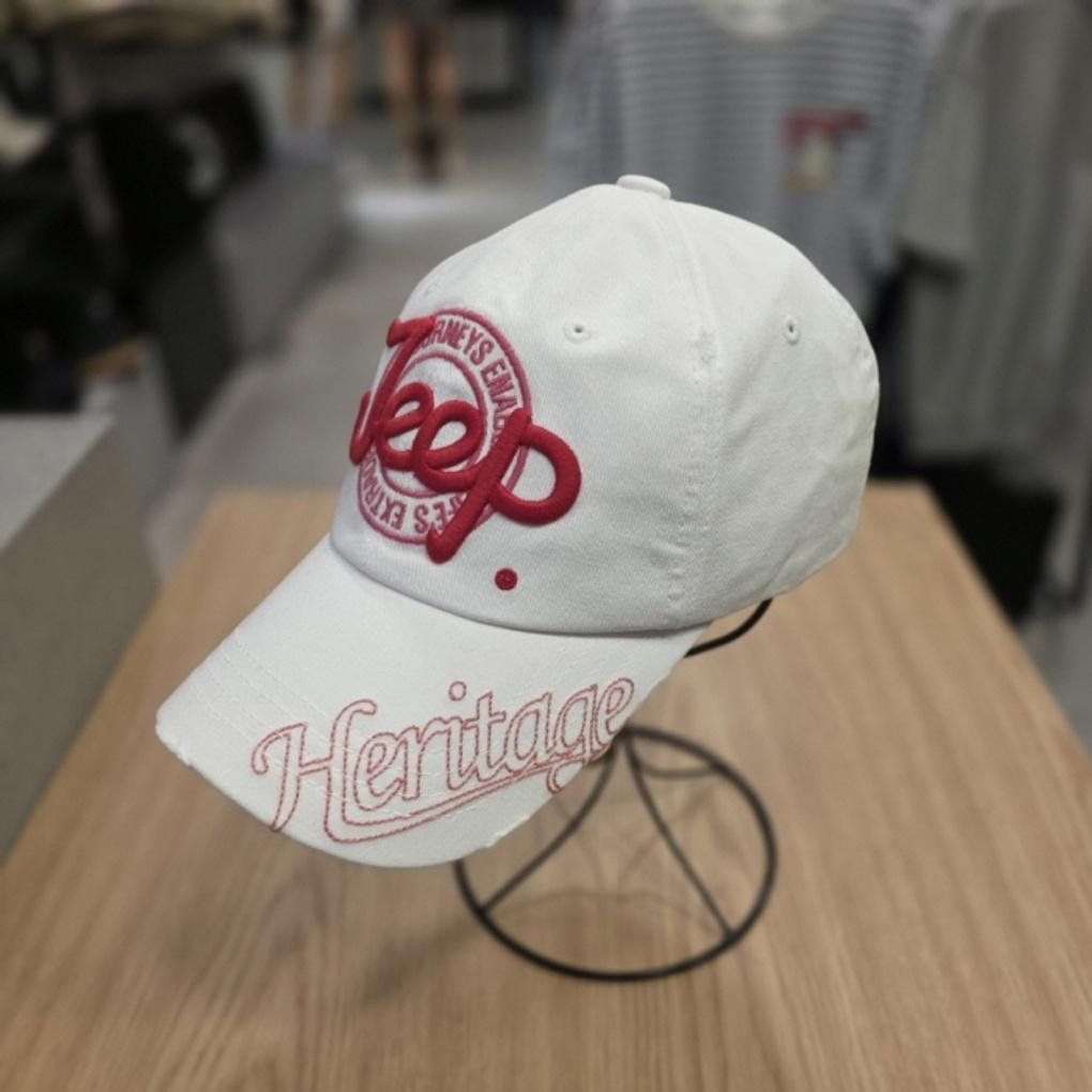 Jeep Vintage Pink Embroidered Ball Cap_JP3GCU088
